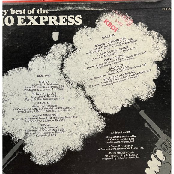 Very Best of Ohio Express Cowboy Convention Vinyl LP DJ Promo Buddah 5058 - Picture 6 of 7